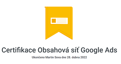 Certifikace obsahová síť 2022 - 2023